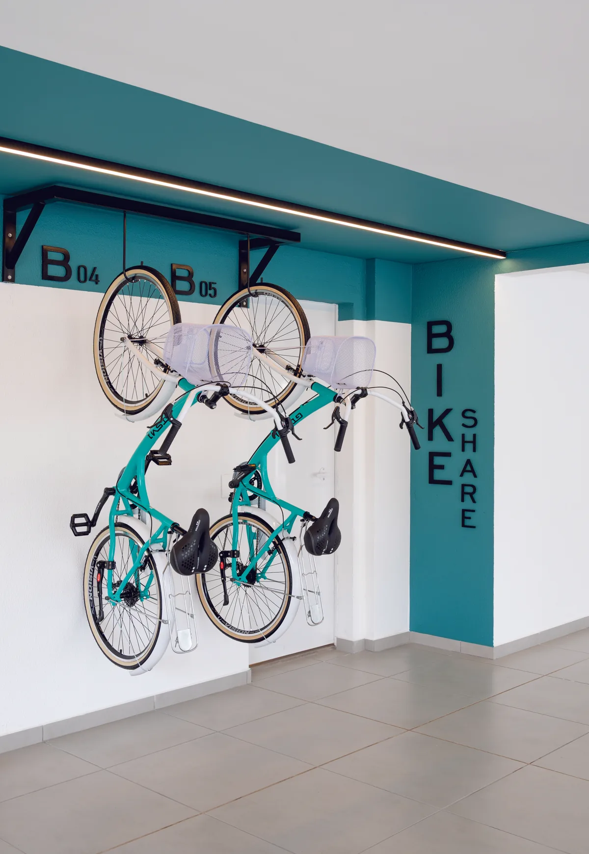 Identificação Bike Share em bicicletário